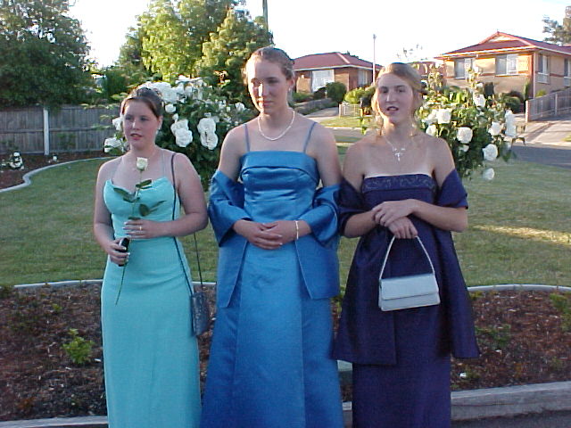 Megan, Me and Nat before our grade 10 leaver's Dinner.