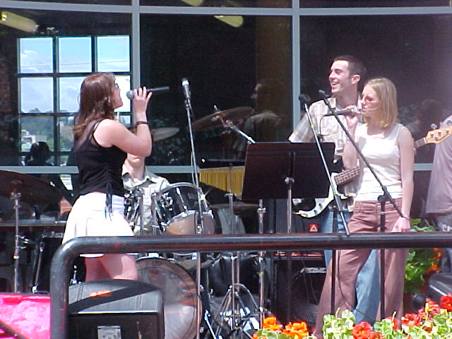 Venus Pearl - Lav's Band consisting of Her, Jen, Caleb, Quinton and Troyplaying at LC a couple of weeks ago