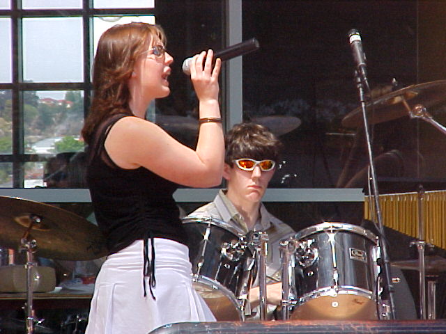 Venus Pearl again...Don't eat that mic Lav!! haha