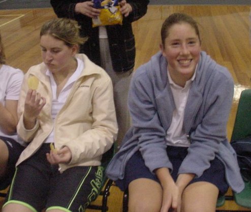 Emily with Nat:'Hmmm should I eat this??' lol