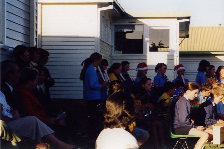 Playing the recorder at our grade six Leaver's Assembly