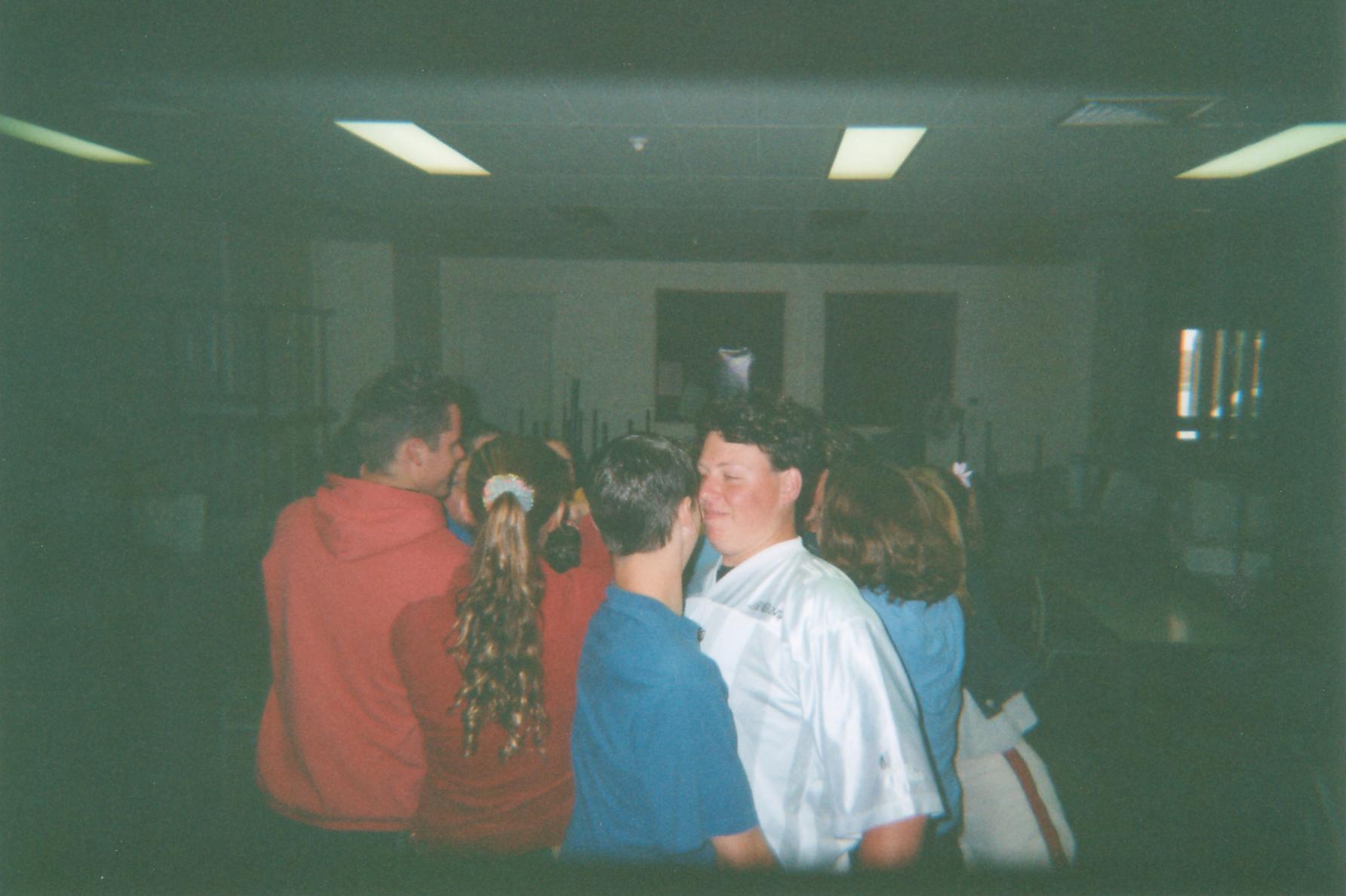 The Prefects playing the knot game at prefect training.