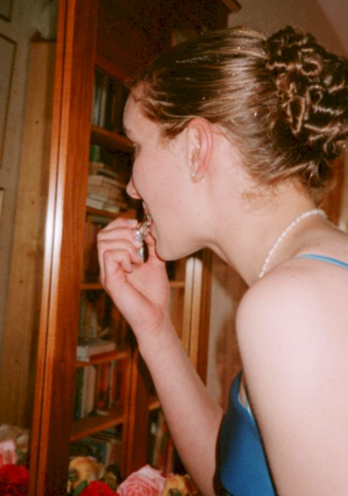 Is that where the lipstick goes? I am the last one to ask about make up!
