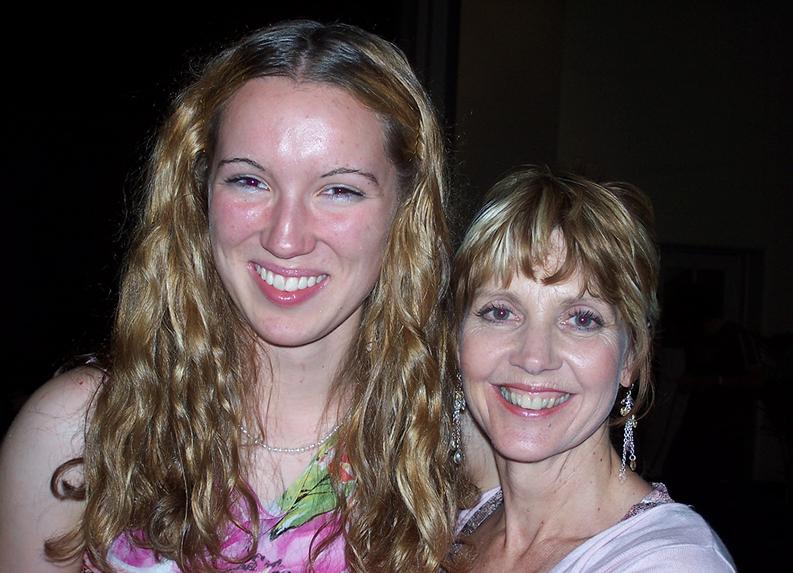 Me with my beautiful music teacher Jen...hope I don't scare u too much