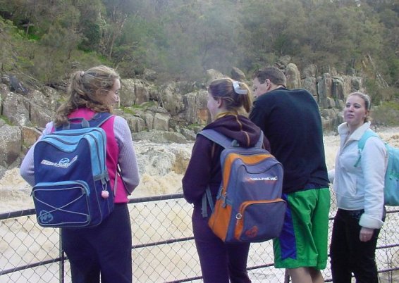 You can tell it was windy...just check out my hair!! haha