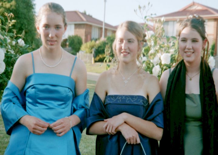 Me Nat and Sherroy before the Leaver's dinner