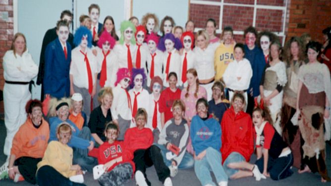 The entire school for Ghoul Cast