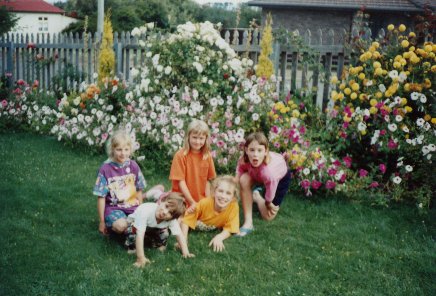 Stephanie, Aled, Natalie, me and Bec at one of my parties