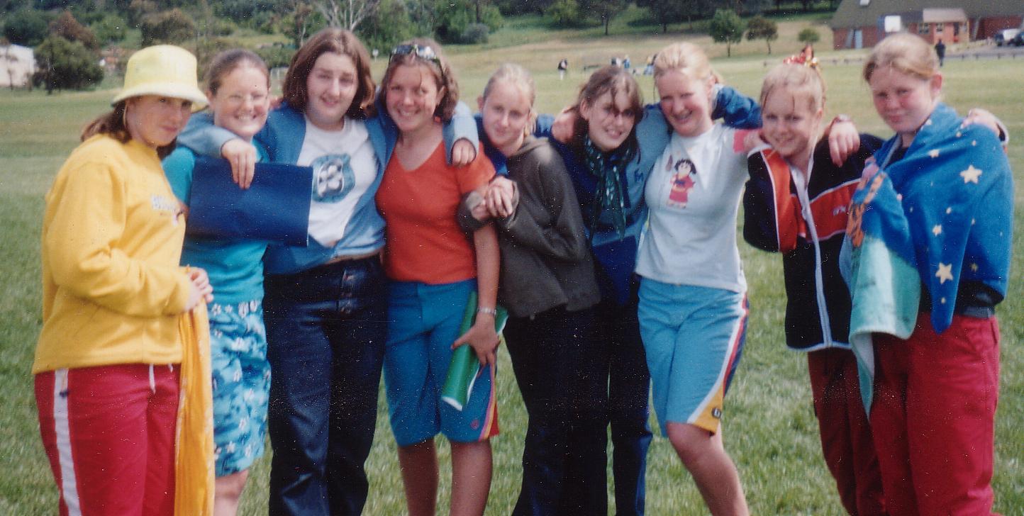 From Left: Tegan, Elice, Milly, Stacey, Candice, Simone, Sarah, Jessica and Renee.